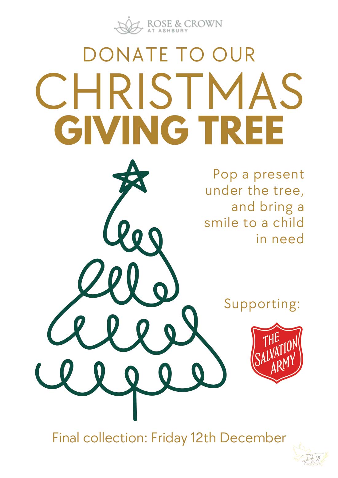 The Rose and Crown Giving Tree